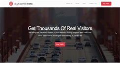 Desktop Screenshot of buyfastwebtraffic.com